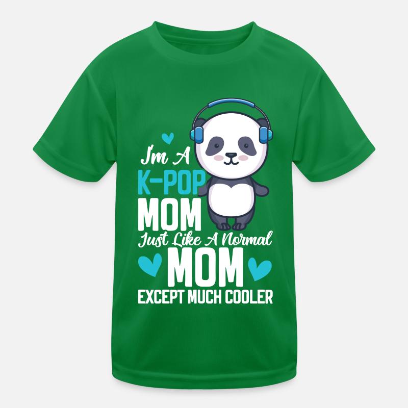 K-Pop Panda Kinder Funktions-T-Shirt