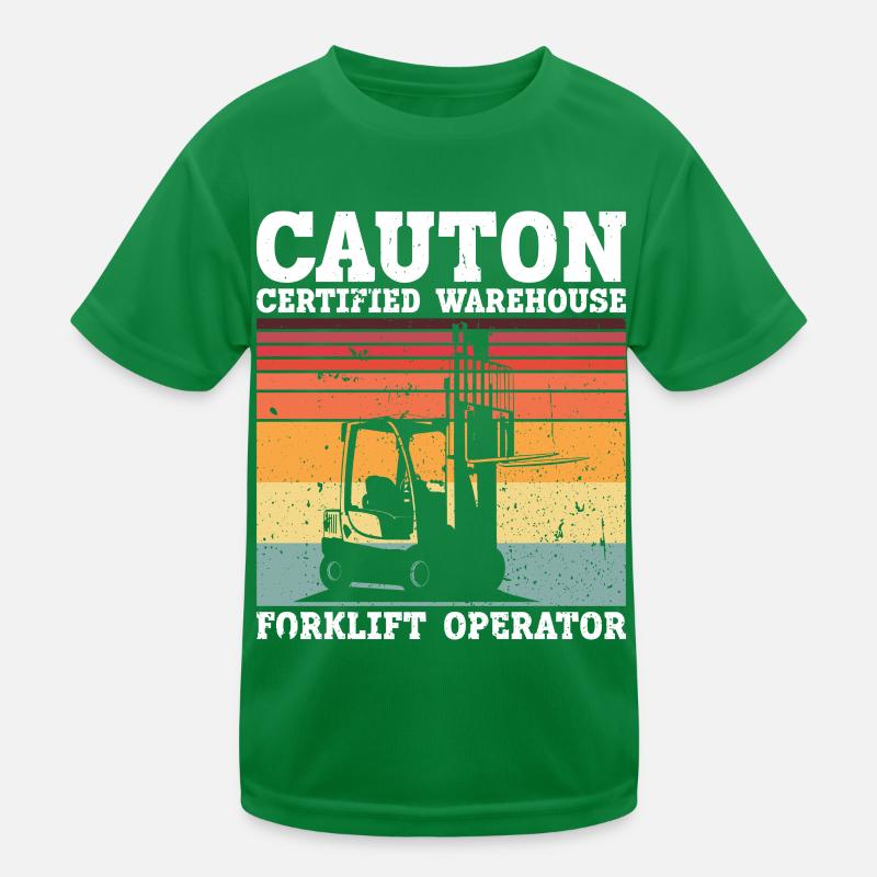 Conducteur de chariot élévateur T-shirt sport Enfant