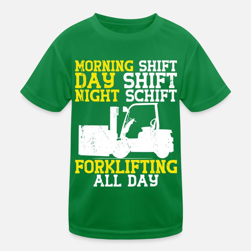 Forklift driver Kids Functional T-Shirt