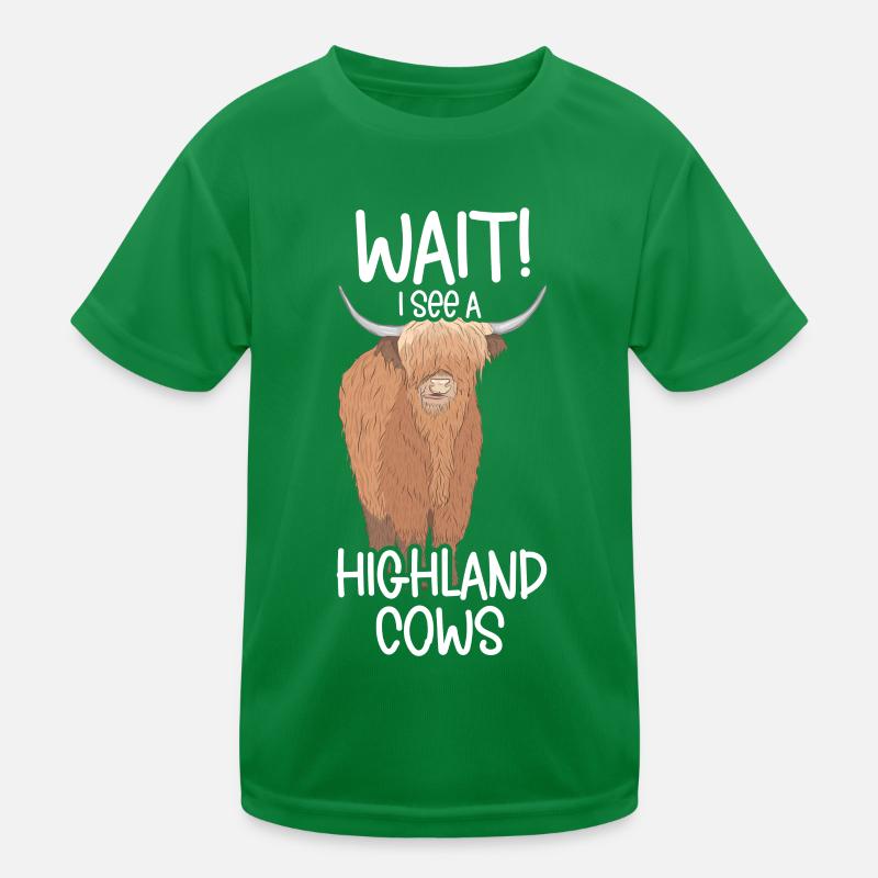 Vache des Highlands T-shirt sport Enfant