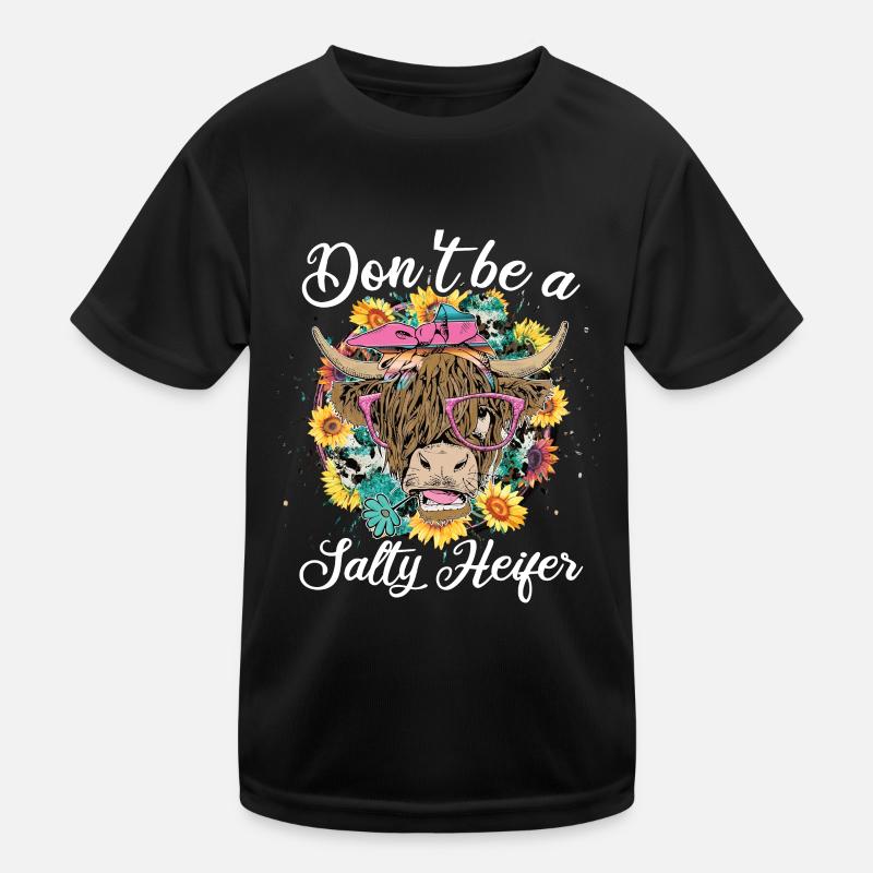 Vache des Highlands T-shirt sport Enfant