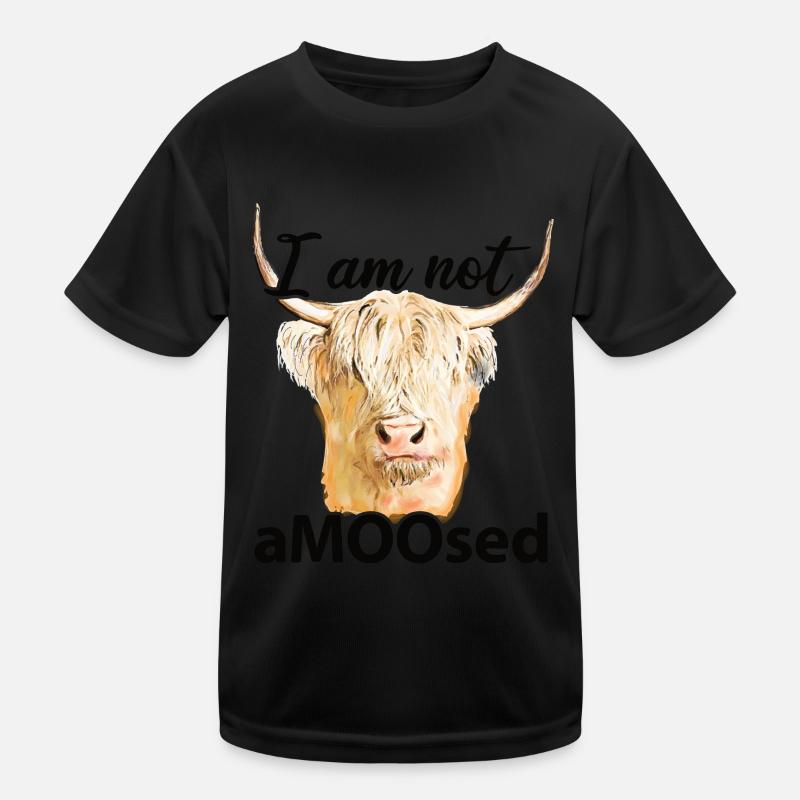 Vache des Highlands T-shirt sport Enfant