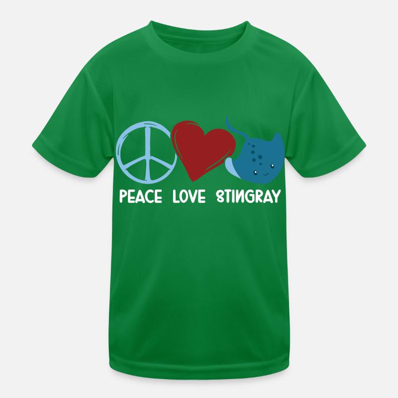 Stachelrochen Kinder Funktions-T-Shirt