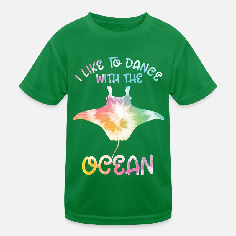 Stachelrochen Kinder Funktions-T-Shirt