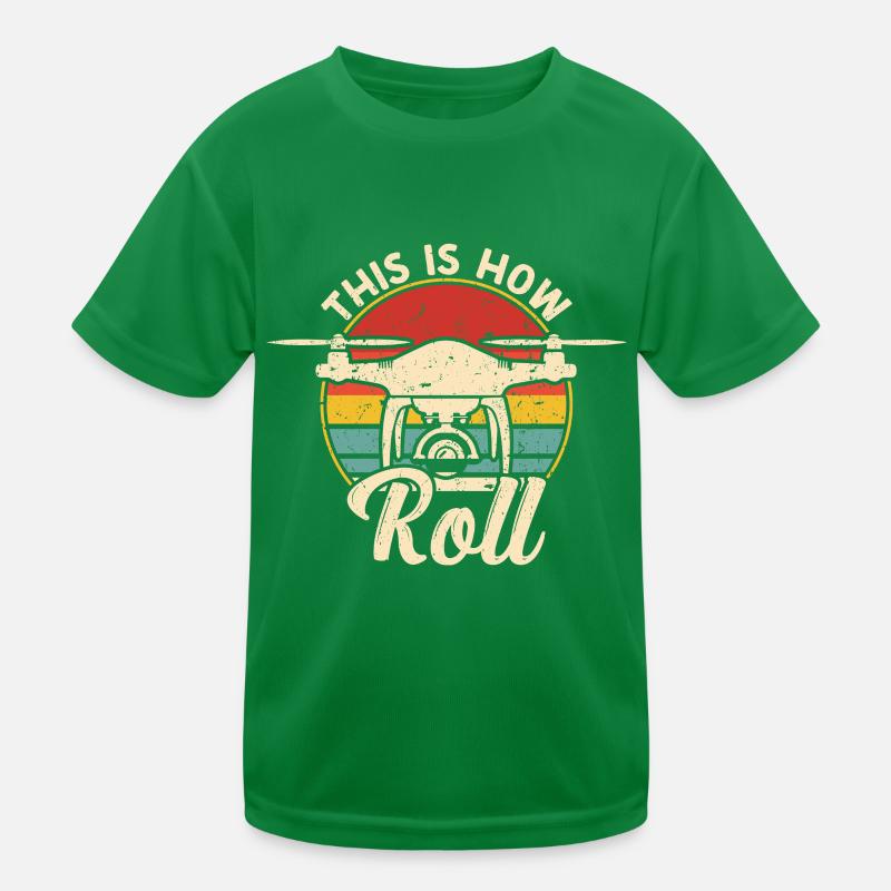 Drone Kids Functional T-Shirt