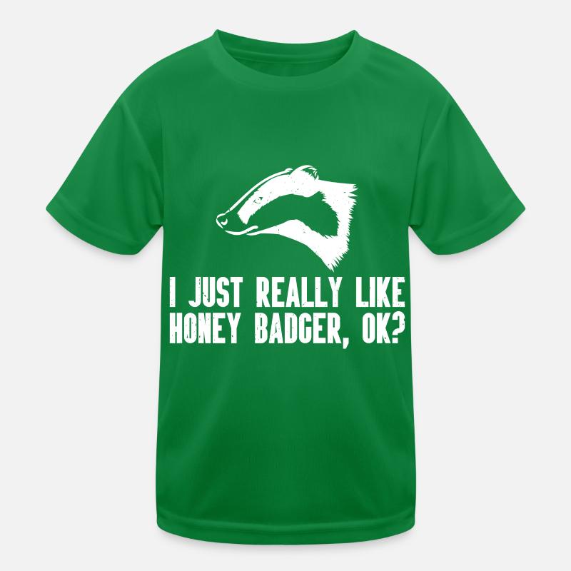 Honig Dachs Kinder Funktions-T-Shirt