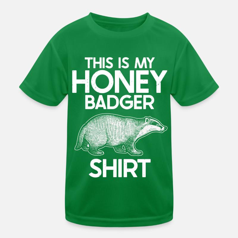 Honig Dachs Kinder Funktions-T-Shirt