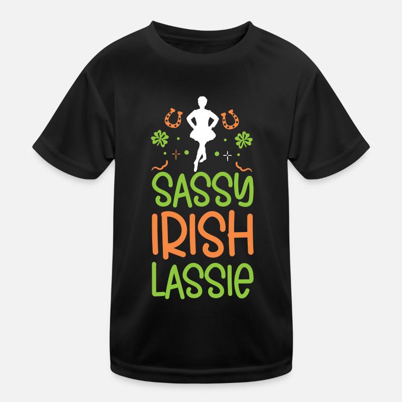 Irish Dance St. Patricks Tanz Kinder Funktions-T-Shirt