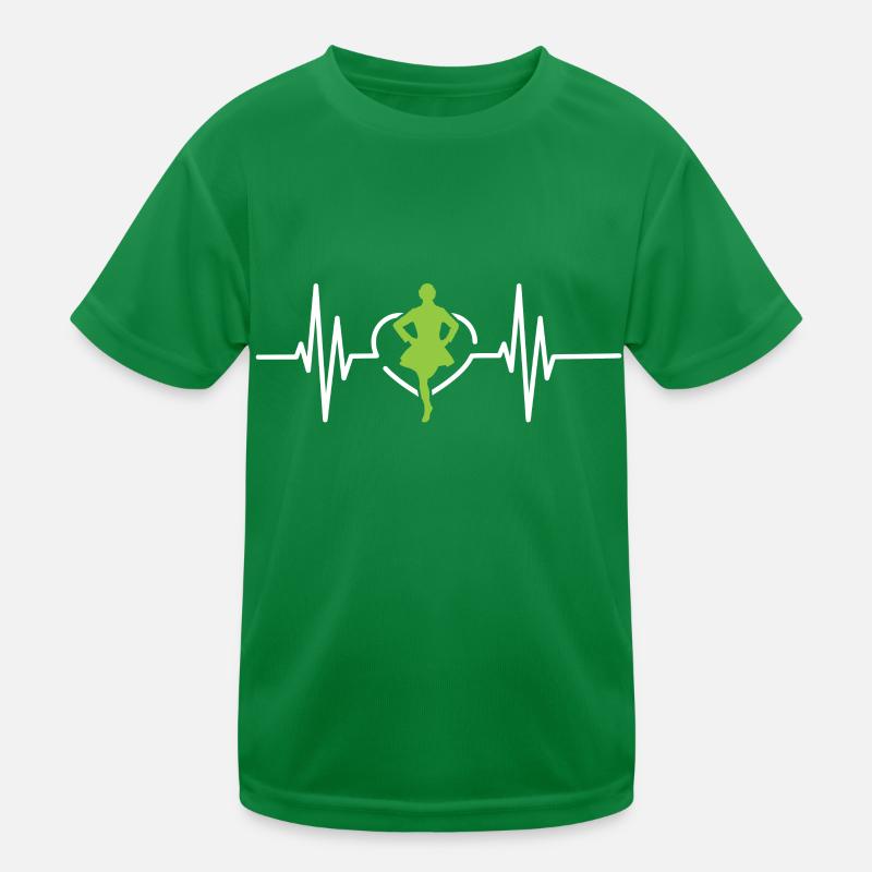 Irish Dance St. Patrick's Dance Kids Functional T-Shirt