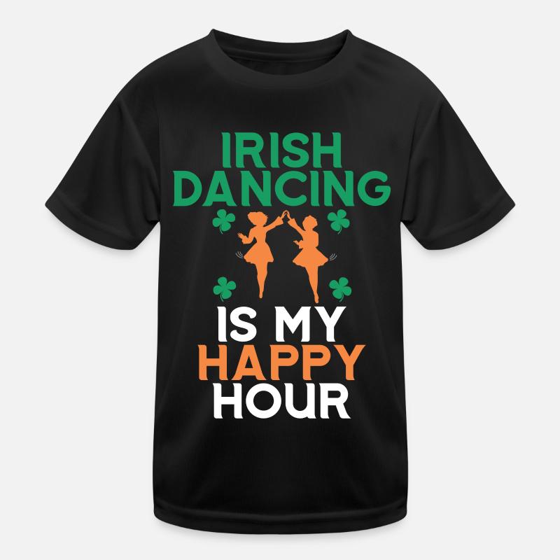 Irish Dance St. Patricks Tanz Kinder Funktions-T-Shirt