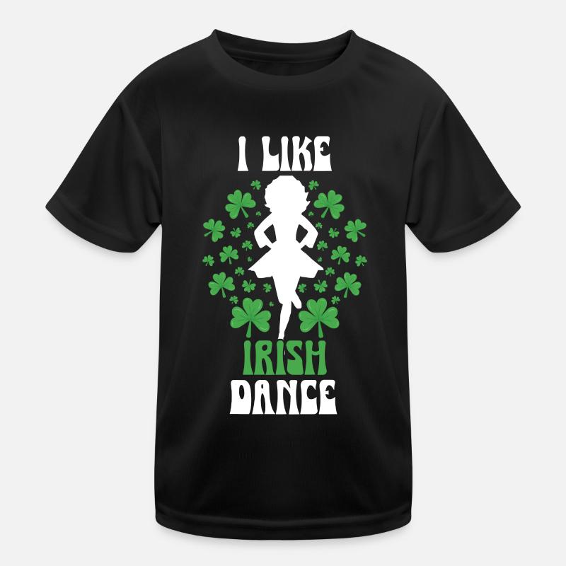 Irish Dance St. Patricks Tanz Kinder Funktions-T-Shirt