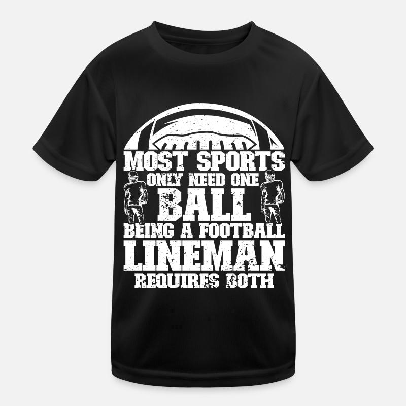 Lineman Football Player Offensive Defensive Kinder Funktions-T-Shirt