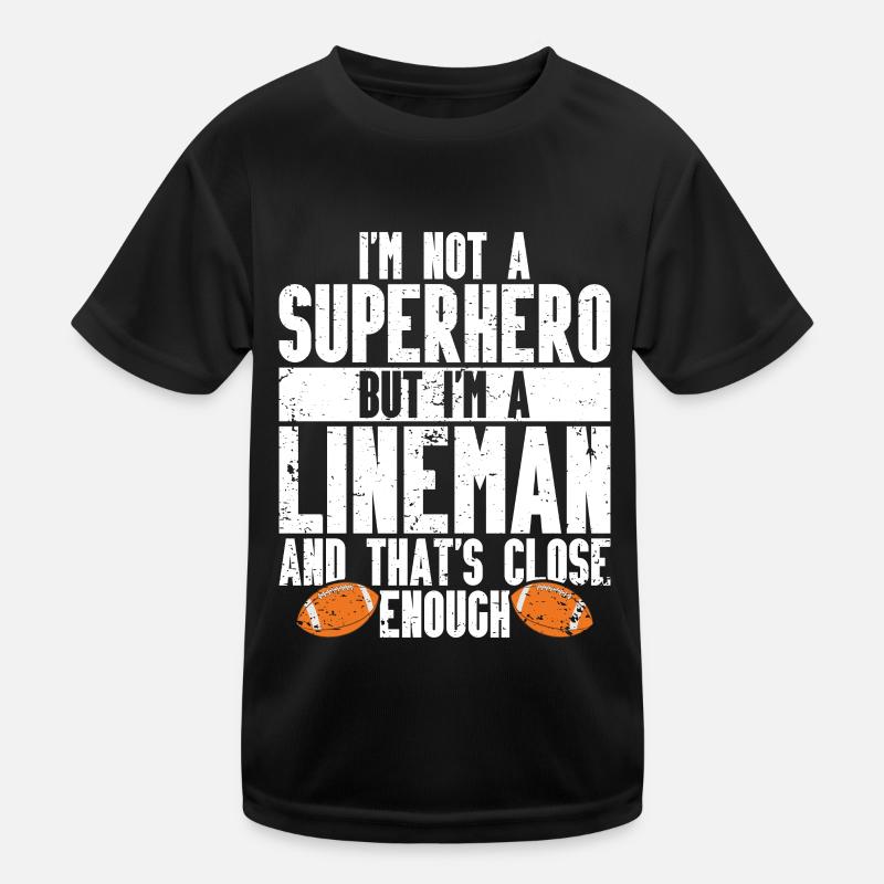 Lineman Football Player Offensive Defensive Kinder Funktions-T-Shirt
