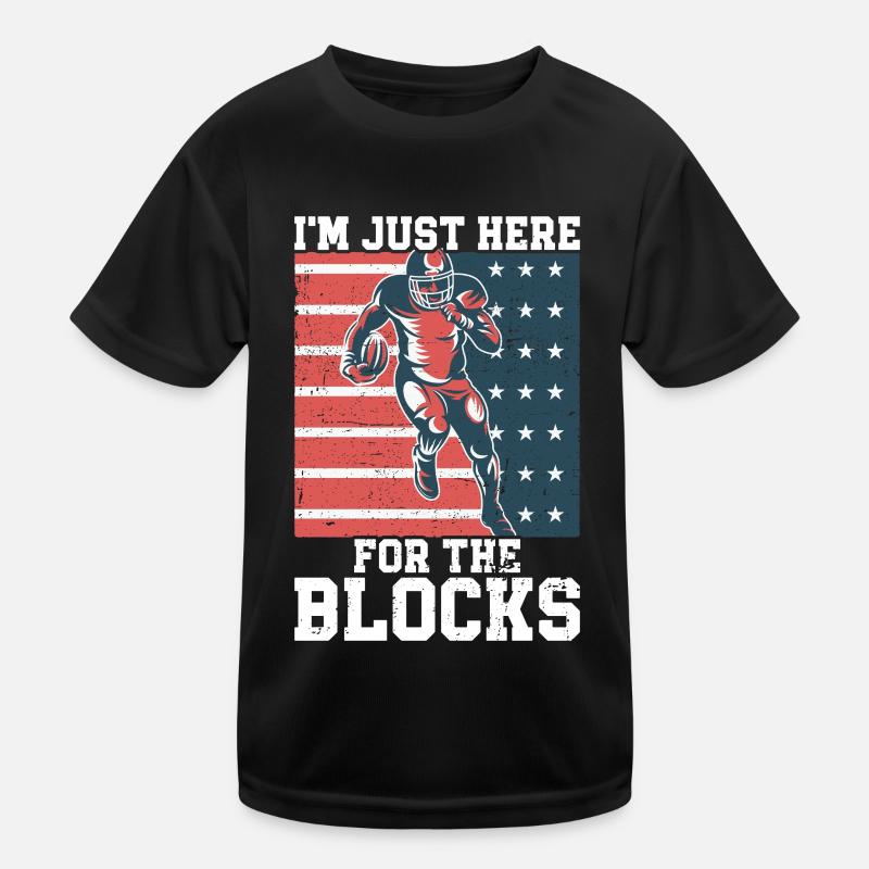Lineman Football Player Offensive Defensive Kinder Funktions-T-Shirt