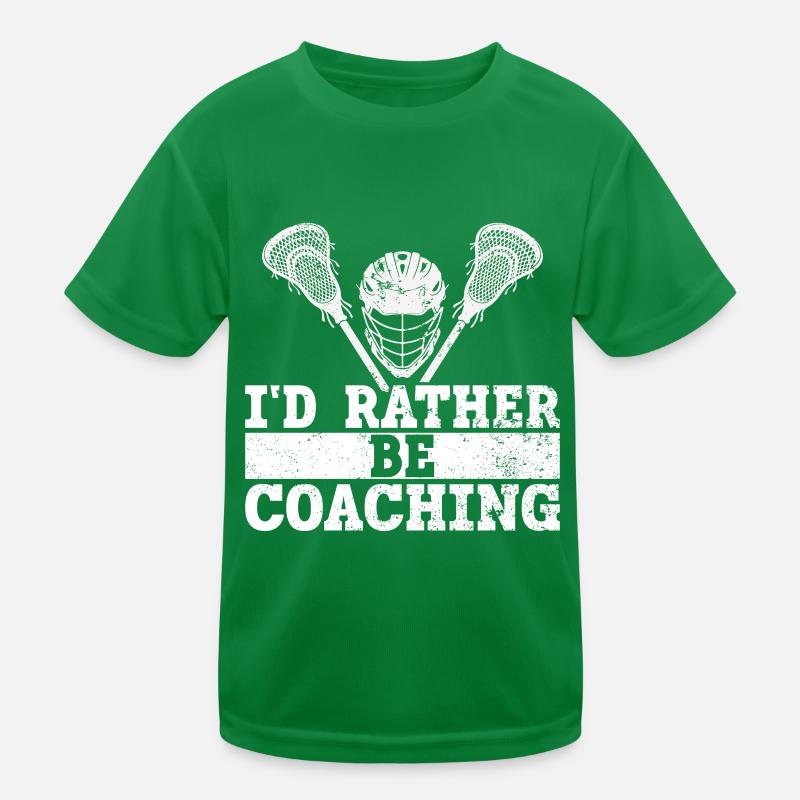 Lacrosse Coach Stick Kinder Funktions-T-Shirt