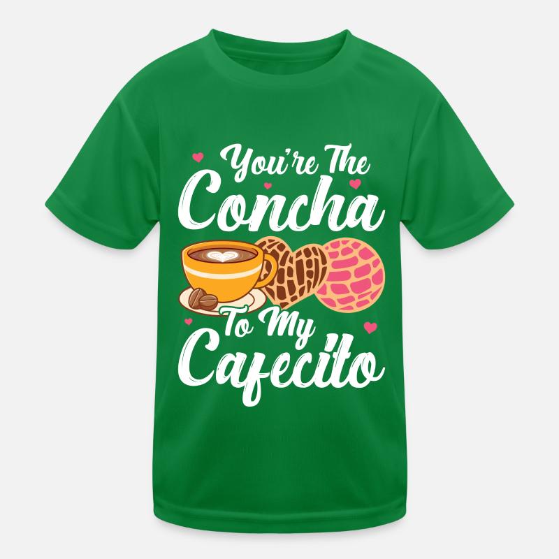Cafecito Y Chisme Conchas Pan Dulce Kinder Funktions-T-Shirt