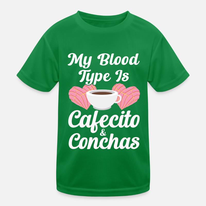 Cafecito Y Chisme Conchas Pan Dulce Kinder Funktions-T-Shirt