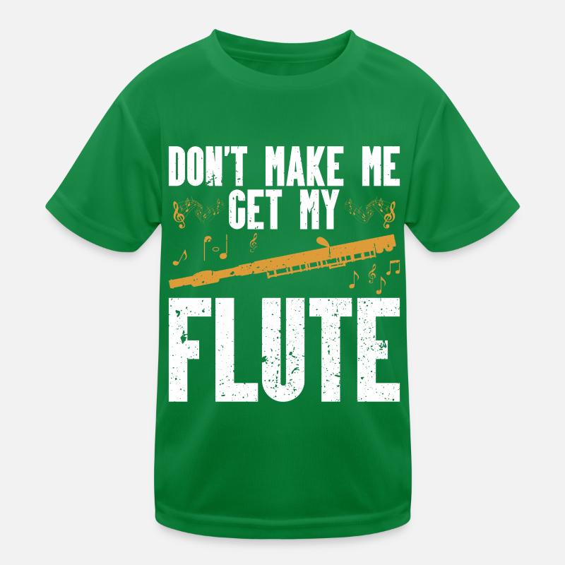 Flöte Kinder Funktions-T-Shirt