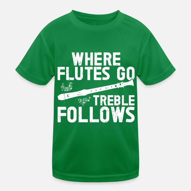 Flute Kids Functional T-Shirt