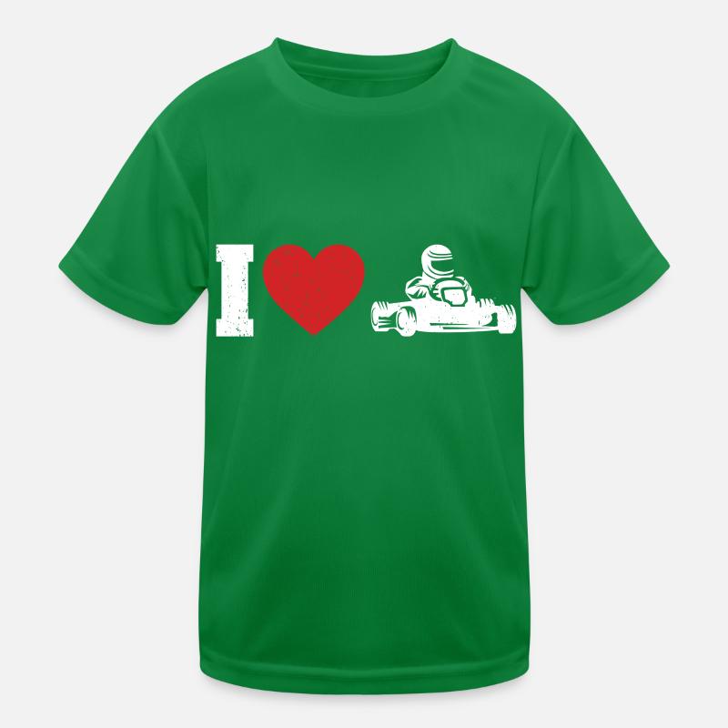 Go karting Kids Functional T-Shirt