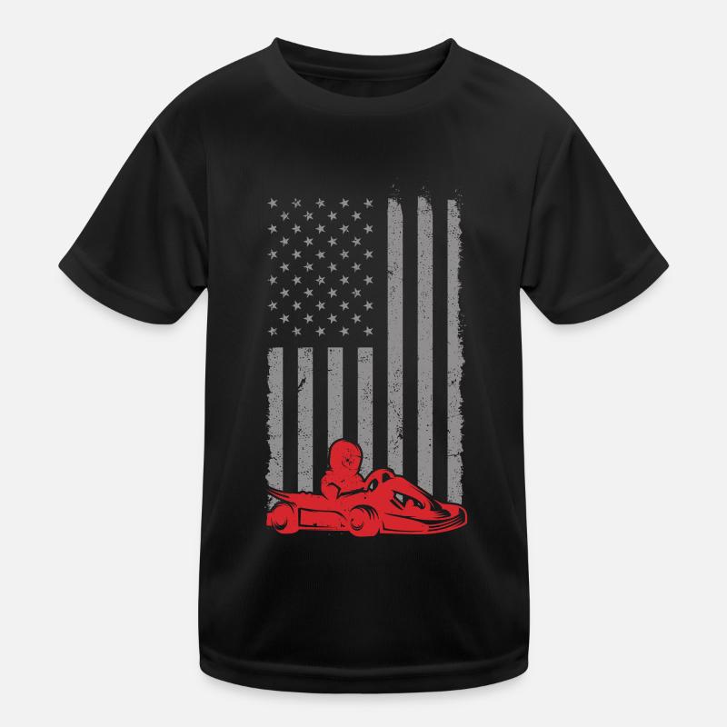 Faire du karting T-shirt sport Enfant