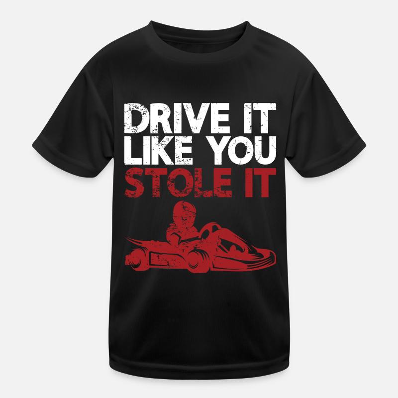 Geh Kart Kinder Funktions-T-Shirt