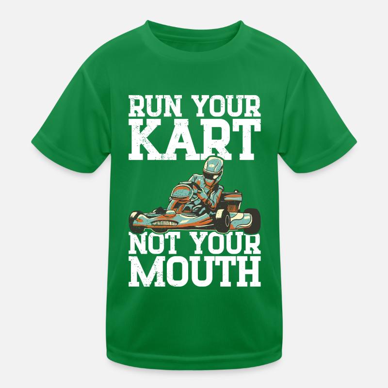 Go karting Kids Functional T-Shirt