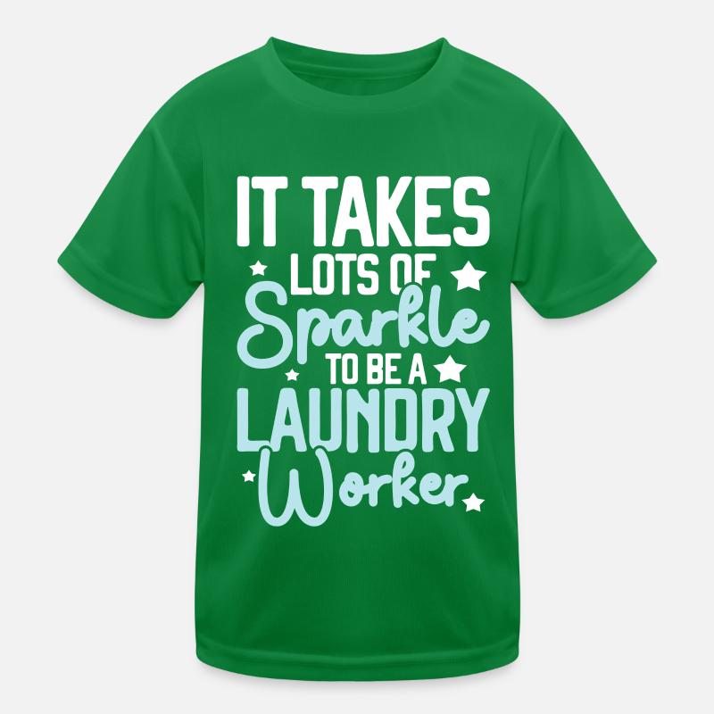 Wascharbeiter Kinder Funktions-T-Shirt