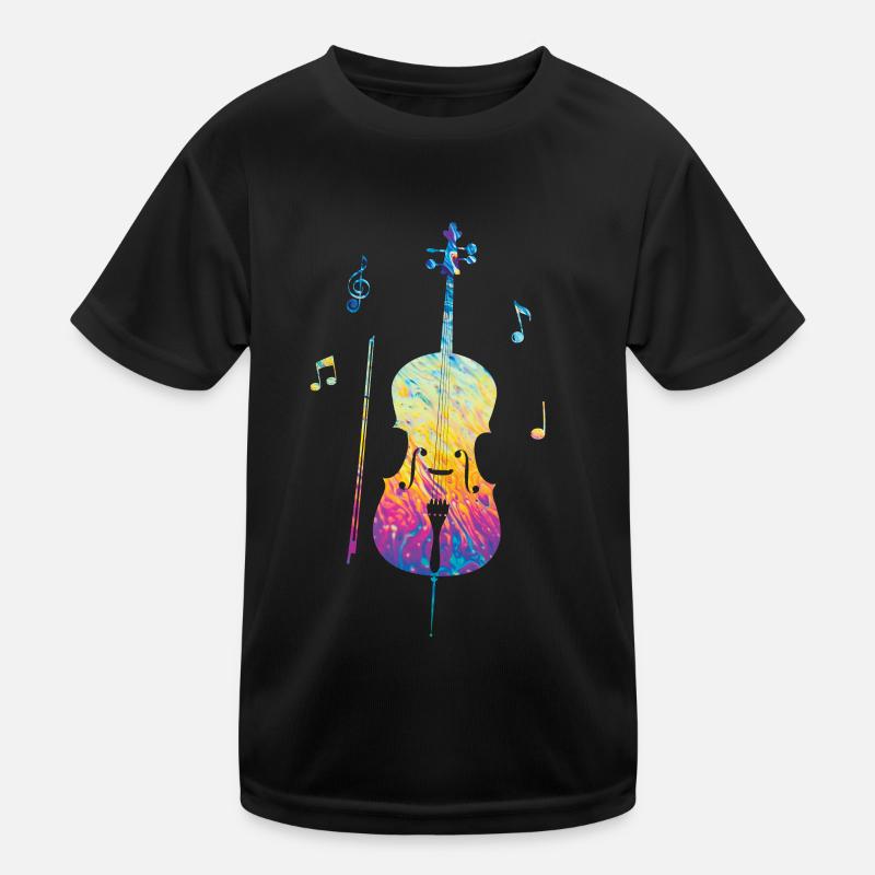 Cello -Musical instrument Kids Functional T-Shirt