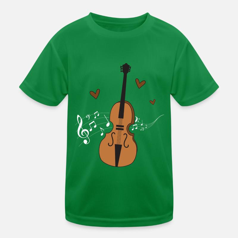 Cello -Musical instrument Kids Functional T-Shirt