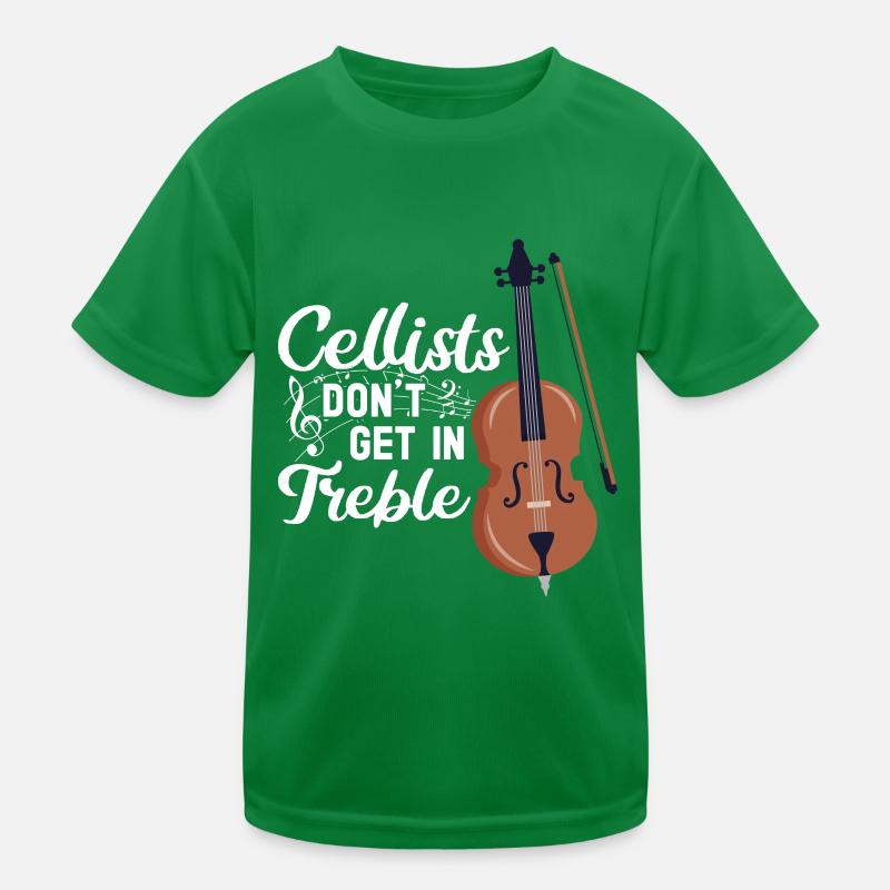 Cello -Musical instrument Kids Functional T-Shirt