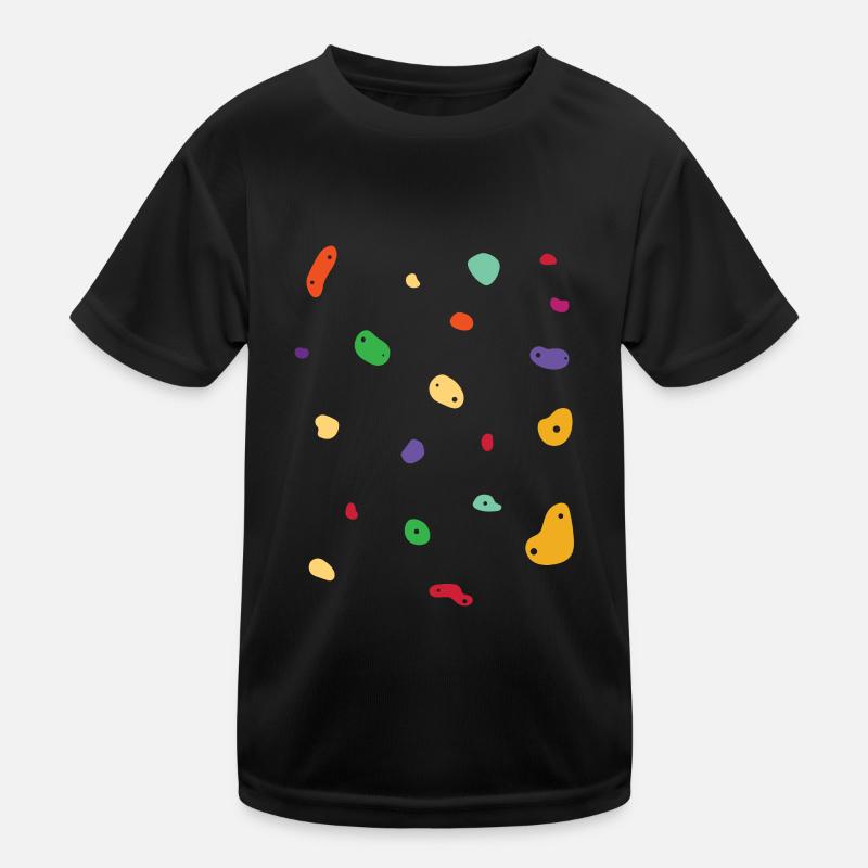 Escalade murale Paroi rocheuse de bloc T-shirt sport Enfant