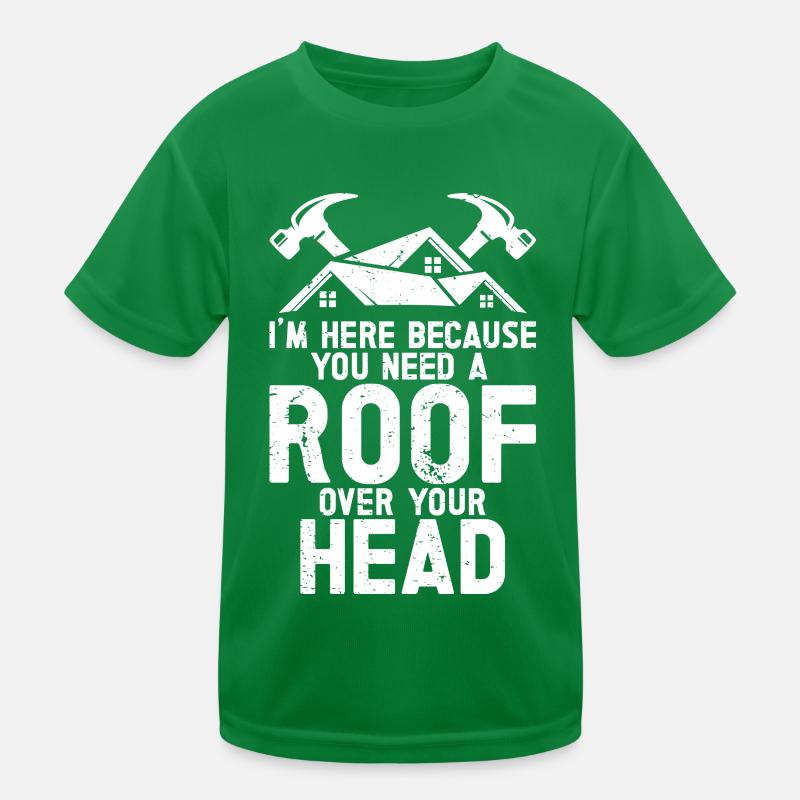 Dachdecker -Dachhäuser Reparaturen Kinder Funktions-T-Shirt