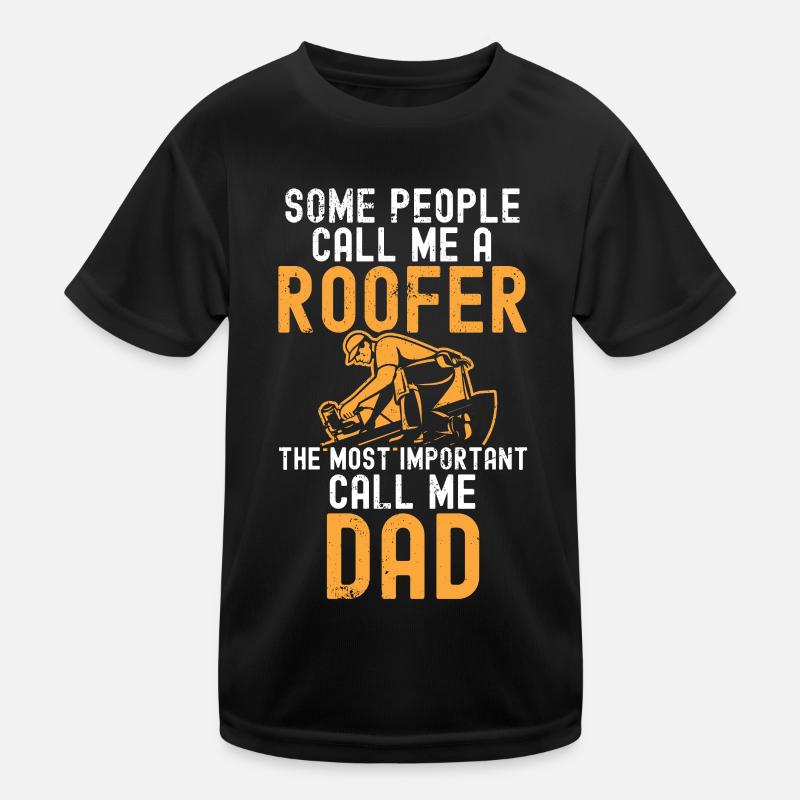 Dachdecker -Dachhäuser Reparaturen Kinder Funktions-T-Shirt