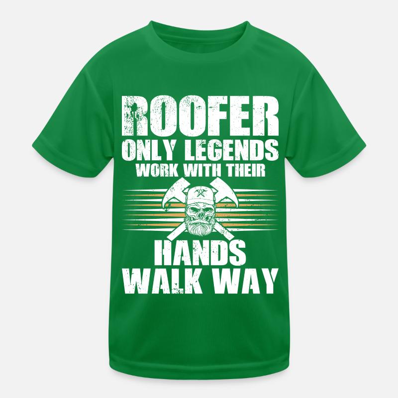Dachdecker -Dachhäuser Reparaturen Kinder Funktions-T-Shirt