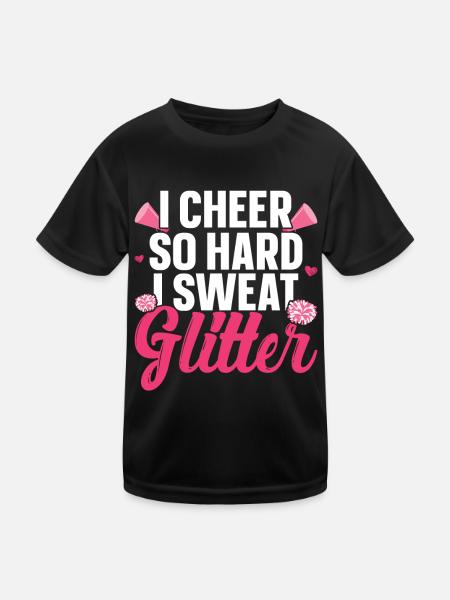 Cheerleader - Kids Functional T-Shirt - black - Front