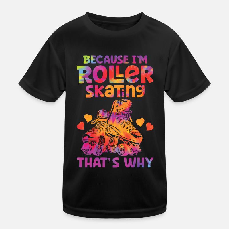 Rollschuhe Kinder Funktions-T-Shirt