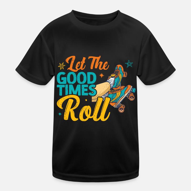 Rollschuhe Kinder Funktions-T-Shirt
