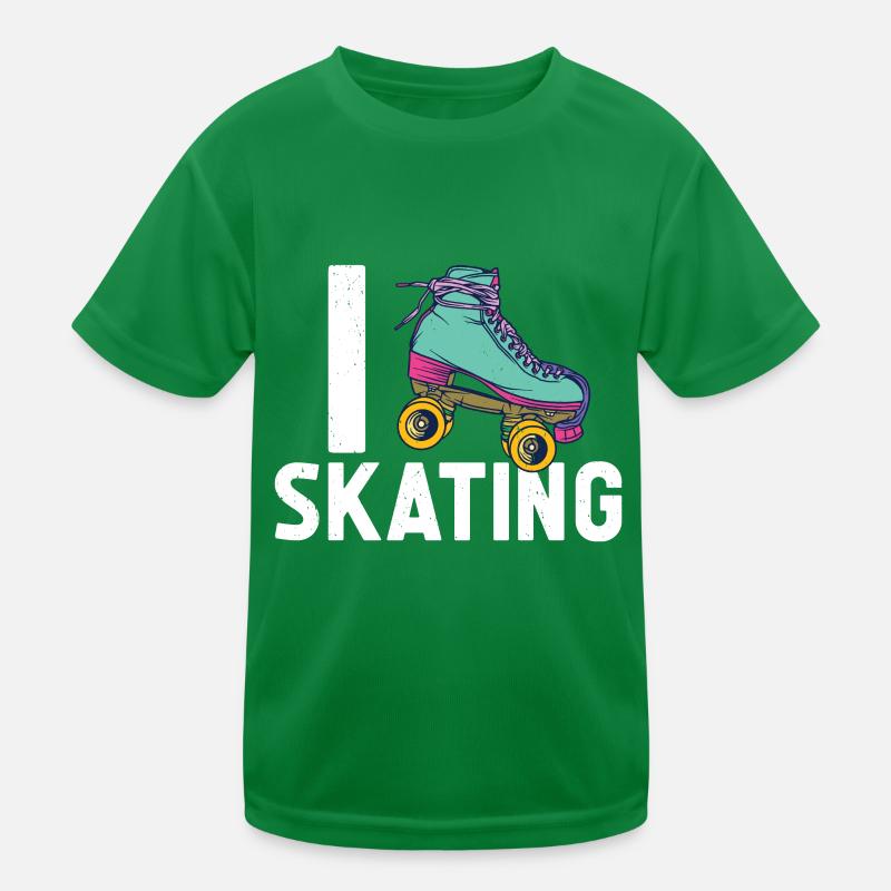 Rollschuhe Kinder Funktions-T-Shirt
