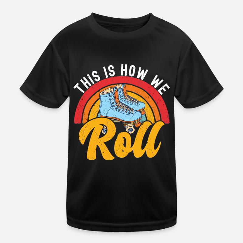 Rollschuhe Kinder Funktions-T-Shirt