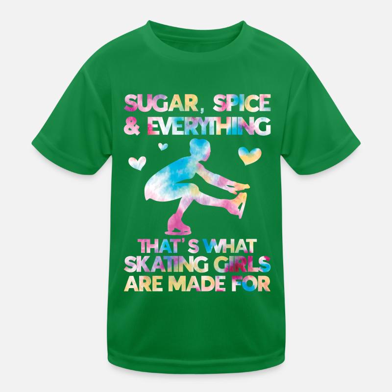 Eislaufen Kinder Funktions-T-Shirt