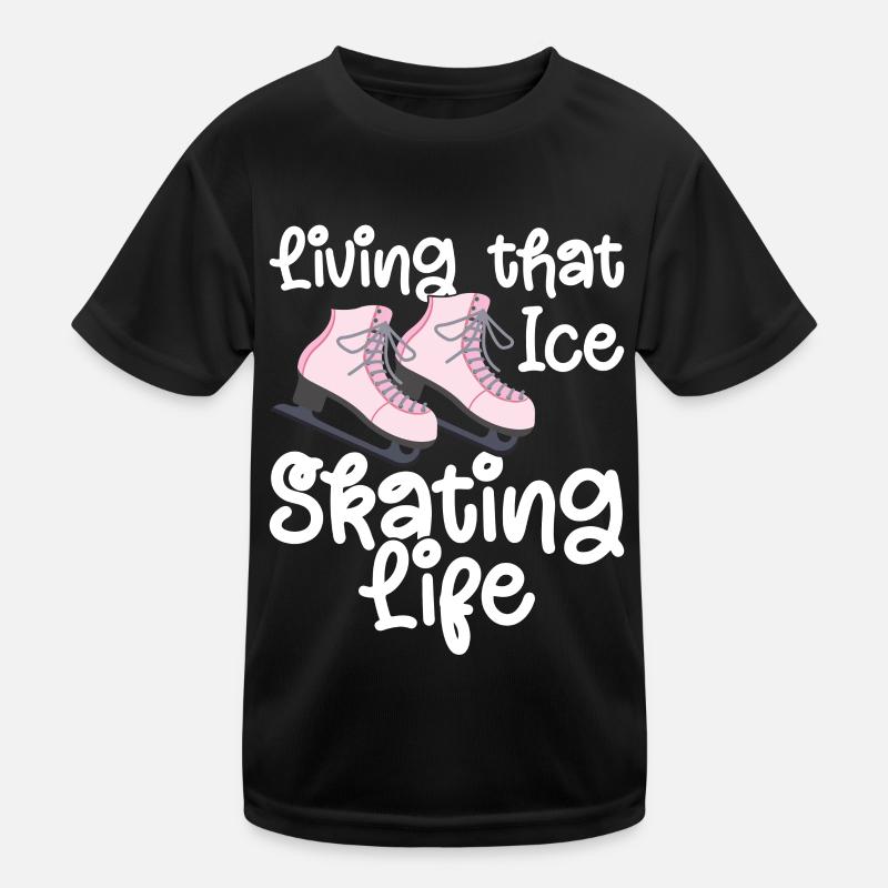 Eislaufen Kinder Funktions-T-Shirt