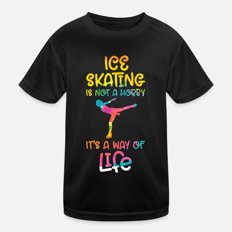 Eislaufen Kids Functional T-Shirt