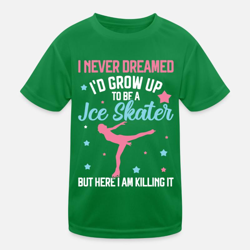 Eislaufen Kinder Funktions-T-Shirt