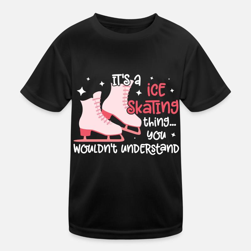 Eislaufen Kinder Funktions-T-Shirt