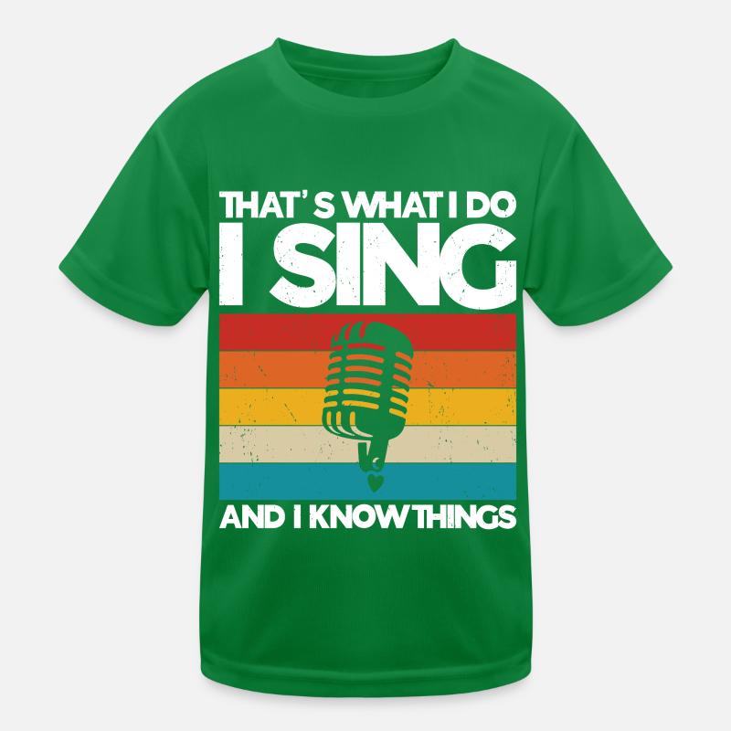 Singen Kinder Funktions-T-Shirt