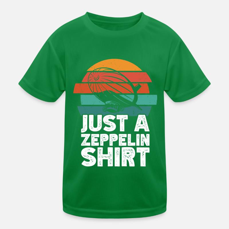 Zeppelin Kinder Funktions-T-Shirt