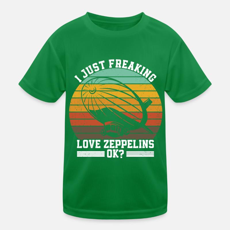 Zeppelin Kinder Funktions-T-Shirt