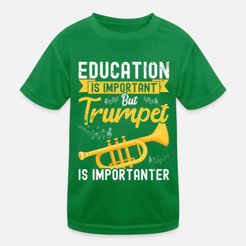 Trompete Kinder Funktions-T-Shirt