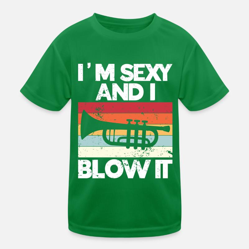 Trompete Kinder Funktions-T-Shirt